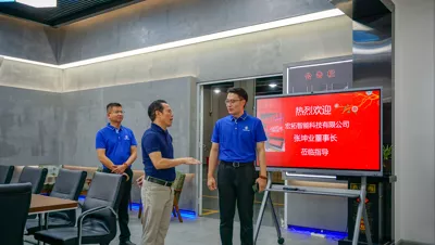 Hongtuo Intelligent CEO Zhang Visits Zhanmeng