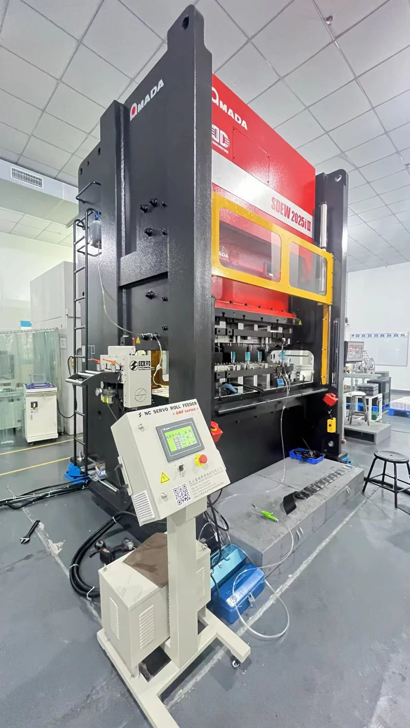 Amada Punch Press paired with Servo Feeder