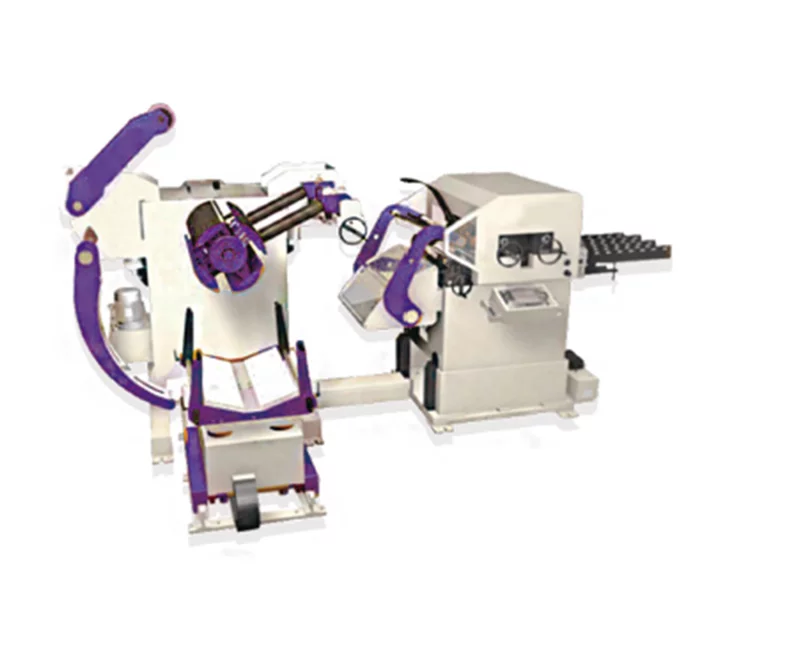 Three-in-one leveling and feeding machine - for medium plates