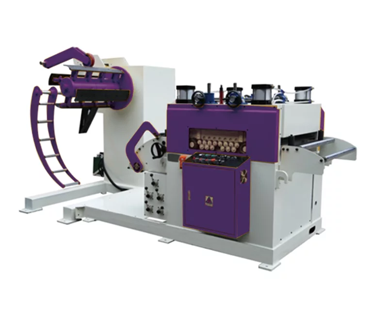 Two-in-one material straightening and leveling machine