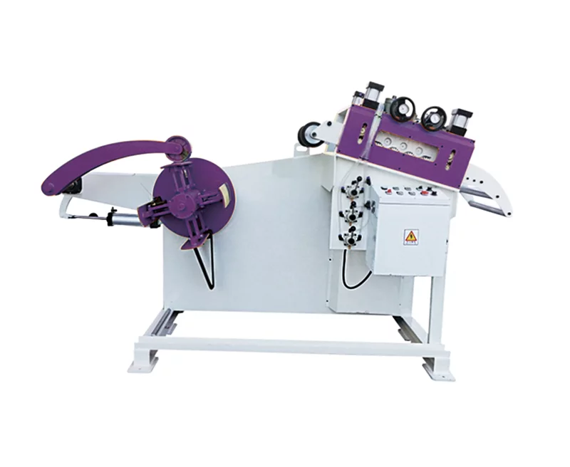 Two-in-one material straightening and leveling machine